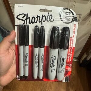 Sharpie Black Permanent Markers Variety Pack